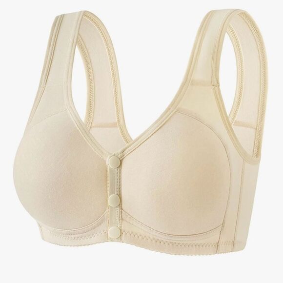 NWT Daisy Women's Cream Supportive Bra - Picture 4 of 10
